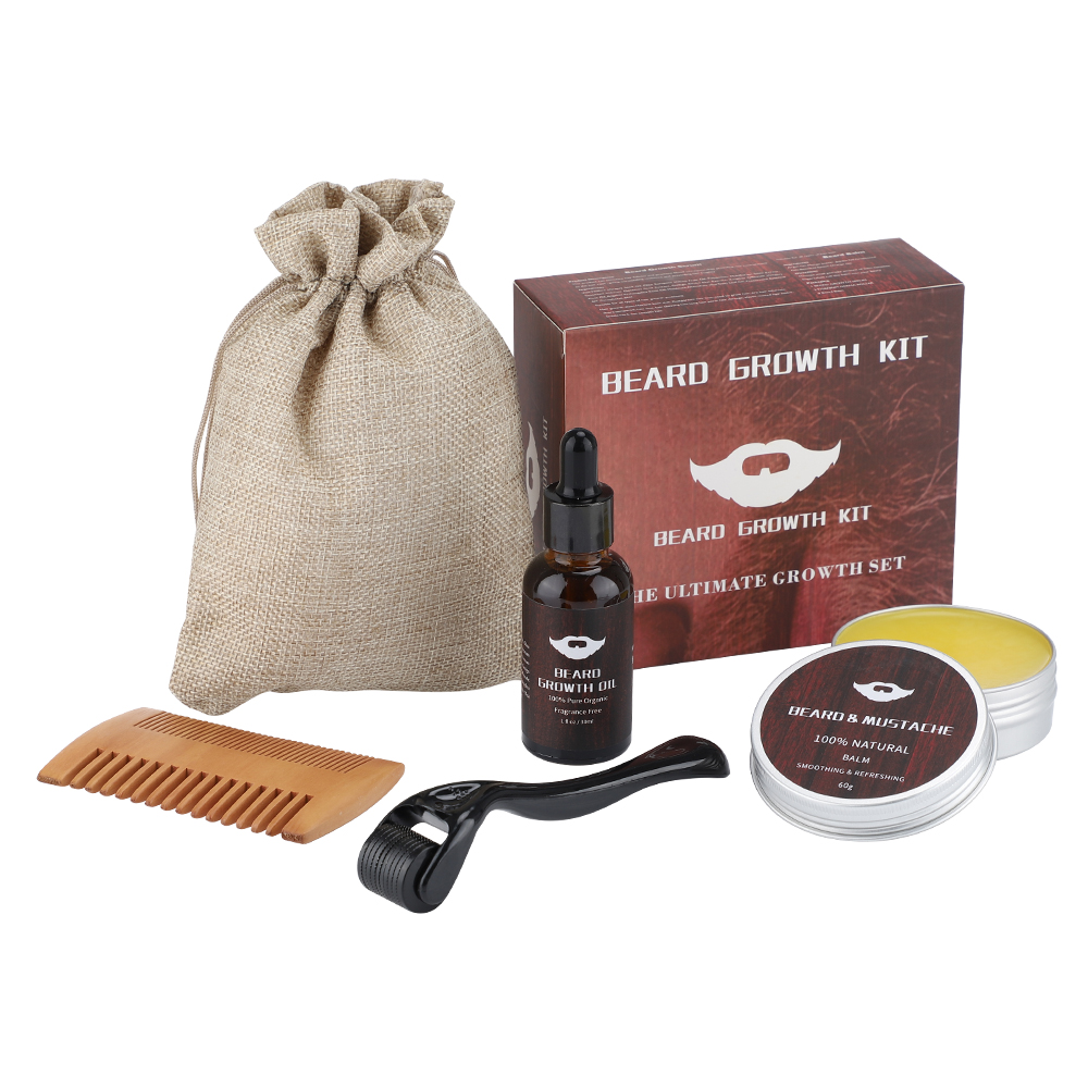 Men'S Grooming Products Kit - Kit de Crescimento De Barba Para