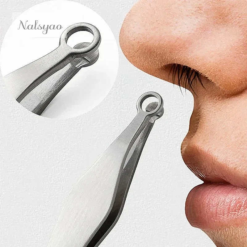 Nose Hair Trimmer - Pinça de aço inoxidável para aparar