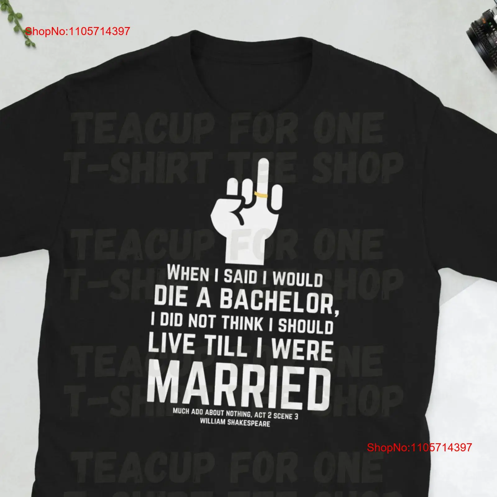 Men'S Grooming Quotes - Camiseta inspirada em 'Much Ado About