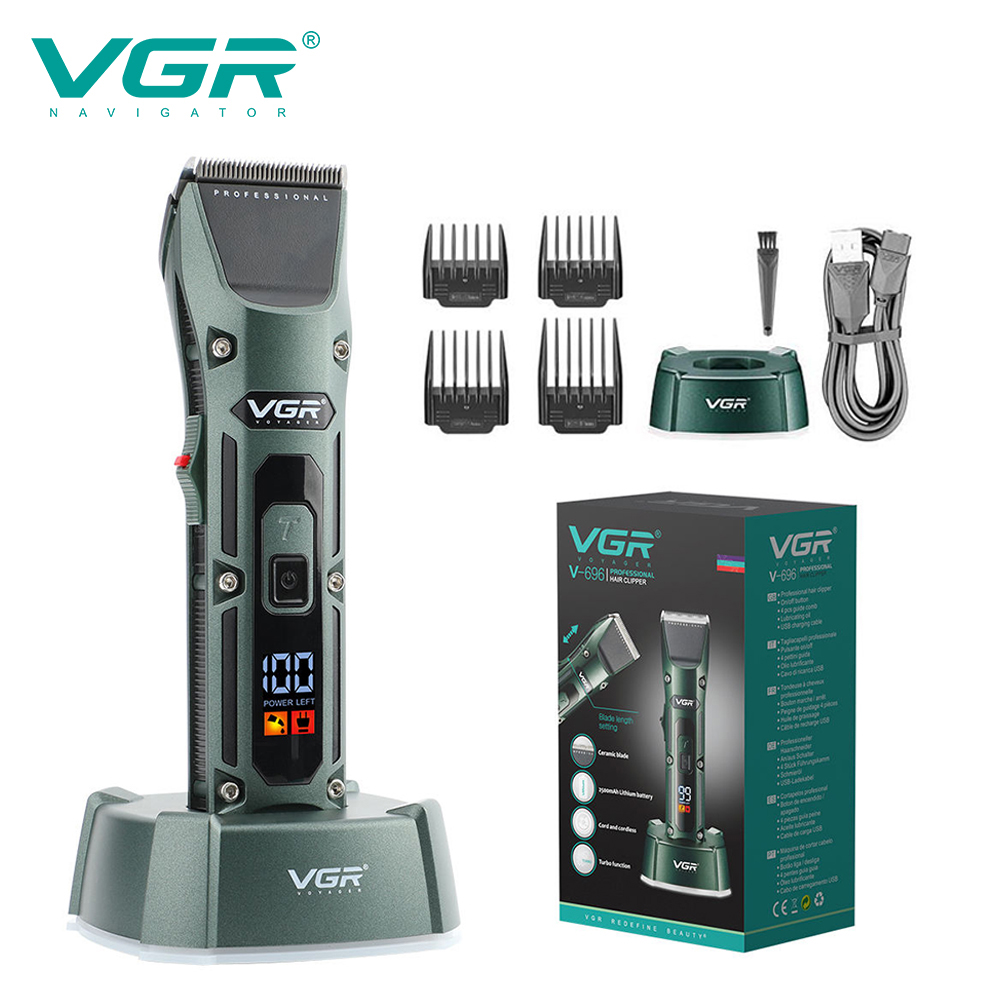 Men'S Grooming Clippers - Vgr V-696 novo metal popular salão