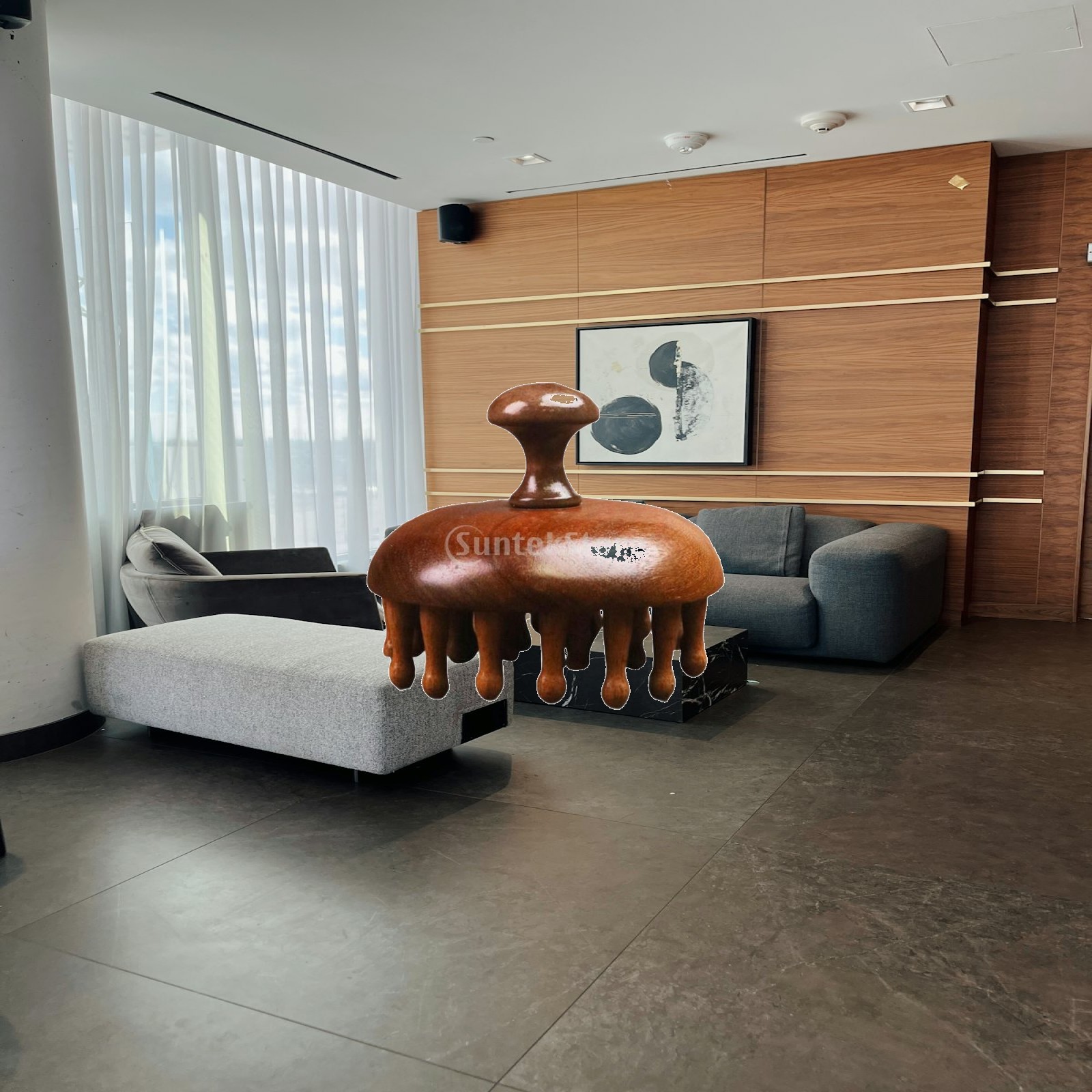 4x Pente de Massagem de Madeir - Men'S Grooming Options avaliação e preço