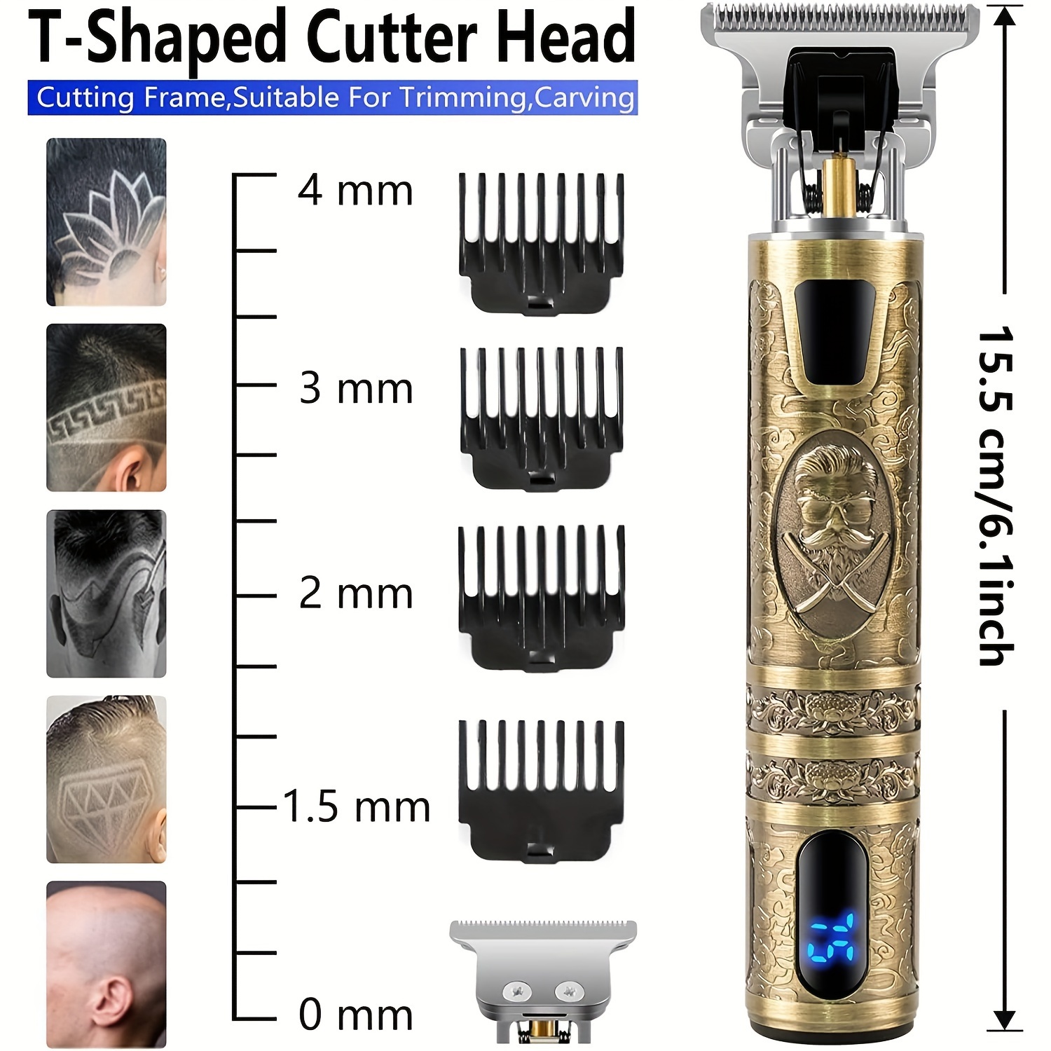 Máquina de cortar cabelo elétr - Mens Vintage Grooming Kit avaliação e preço
