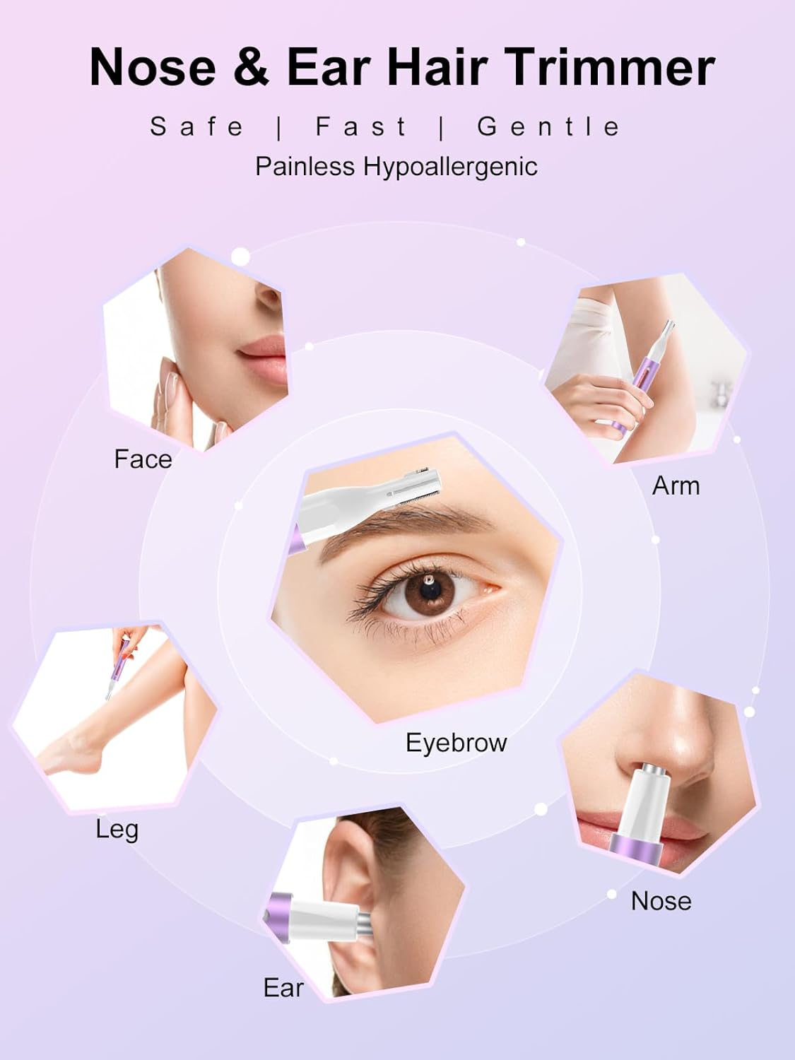 Aparador de Pelos Recarregável - Nose Hair Trimmer avaliação e preço