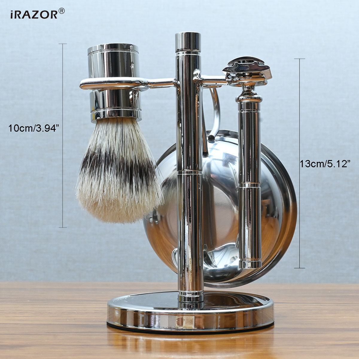 Irazor clássico vintage borda  - Mens Vintage Grooming Kit avaliação e preço