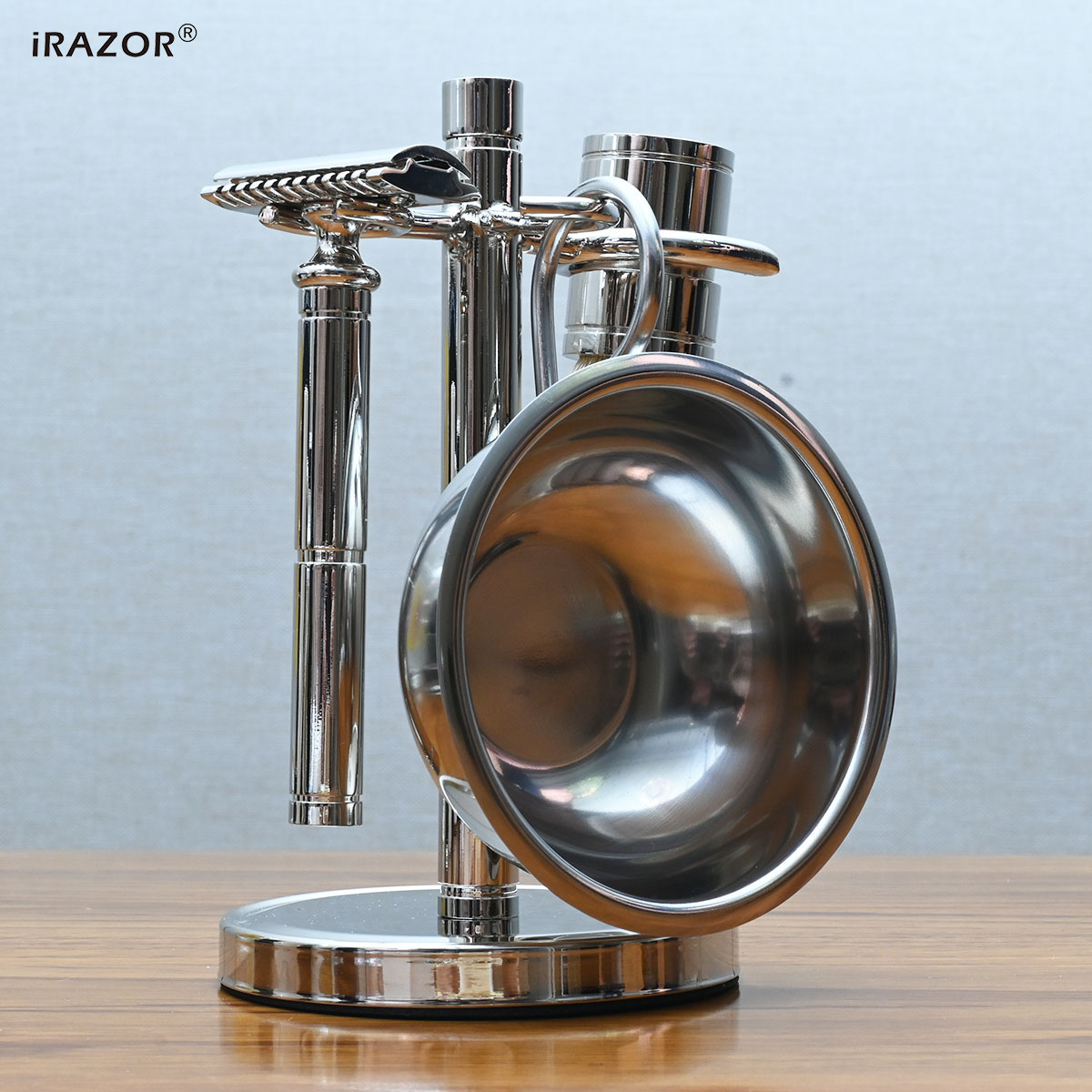 Irazor clássico vintage borda  - Mens Vintage Grooming Kit avaliação e preço