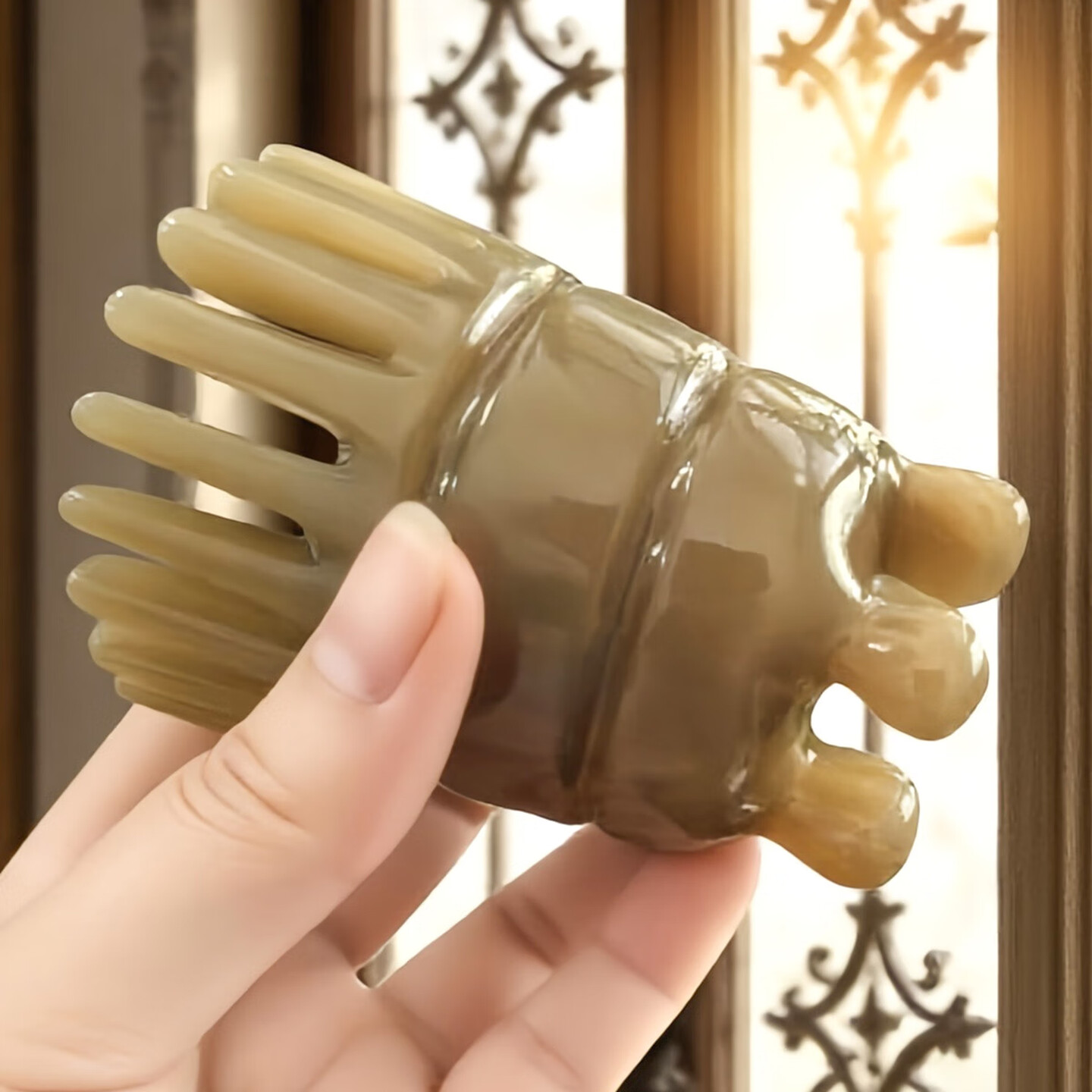 Pente de Chifre Natural para M - Men'S Grooming Tool avaliação e preço